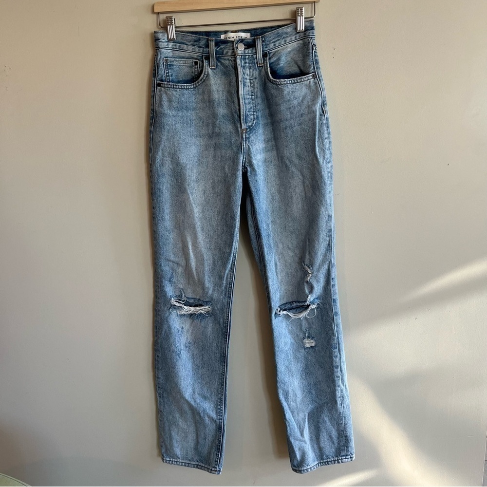 Aritzia Denim Forum The Joni High Rise Loose 32l - Picture 4 of 15